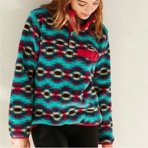 Patagonia Wild desert Synchilla snap t pullover fleece size S Aztec southwestern